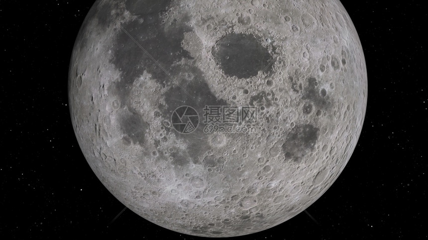 辉光渲染太阳的3D月球轨道的成像美国航天局提供的这一图像元件月球在空间背景下有明亮的弹坑和月球土壤图片