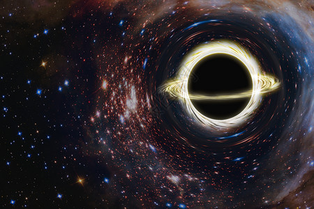 黑色的星系本图像元素由美国航天局提供星体3D变形模型背景下移动的黑洞经过图片