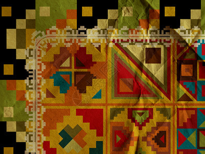 文化传统编织古时Inka艺术鬼背面图片