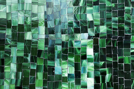 建筑学梯度绿色马赛克卫生间瓷砖艺术质地图片
