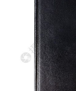 桌子白色上孤立的高级黑文件夹folio笔记本大学图片