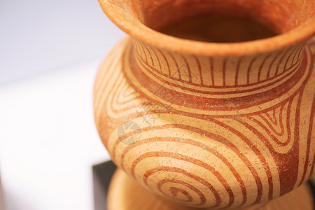 食物古代传统土陶瓷背景的原始工艺装饰风格技能图片
