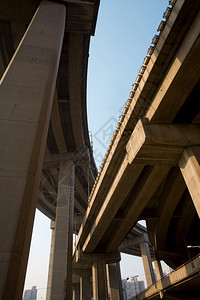 收费公路摄影外部的城市南浦大桥出口上海亚洲背景