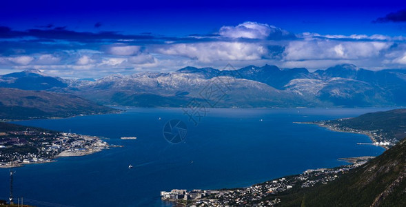 史诗奥斯陆渠道挪威湾通地貌背景hd挪威峡湾海地貌背景bookather图片