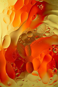 体液水油混合产生的抽象背景水油混合产生的抽象背景湿微观图片