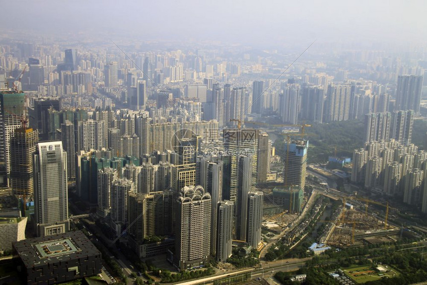 从中华广州天塔窗户的视景粤城市的图片