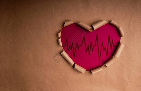 世界卫生日国际心脏概念手纸作为心形在生命爱和照护中带有节跳率和止步镜天国际的医院图片