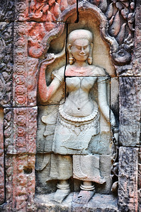 热带柬埔寨吴哥古代印度教遗迹的风光寺庙暹粒图片