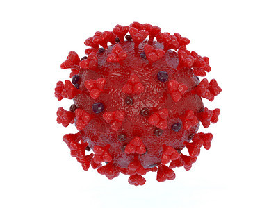 红色病毒图片