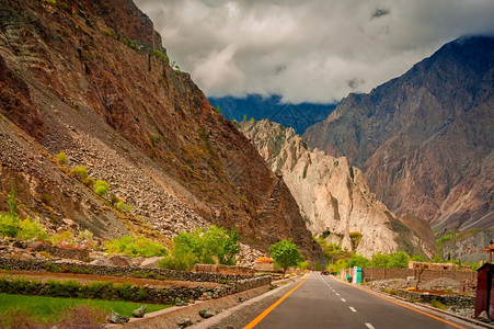 梧桐巴基斯坦卡拉科鲁姆公路美丽的景观图片