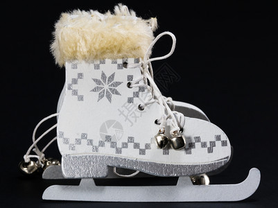 冬天圣诞礼仪溜冰鞋节新的闪光图片