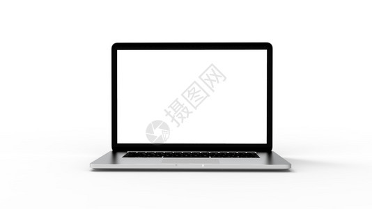 互联网药片便携的现代笔记本电脑在白色背景上与3D剪切路径隔绝图片