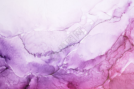 有质感的紫色墙纸原酒精墨画宏观照片抽象背景的部分内容包括图片