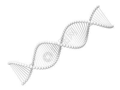 药物Dna螺旋3d插图在白色背景上孤立健康生物图片