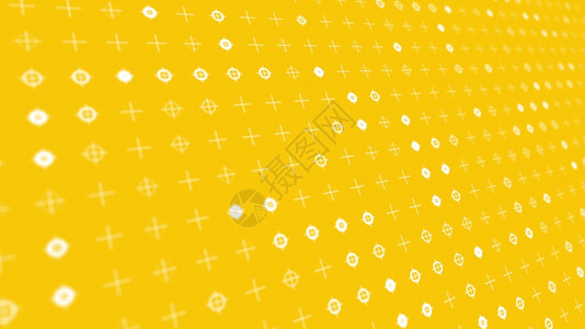 移动现代的干净黄色背景白圆圈和黄色背景的白圆圈和背景图片