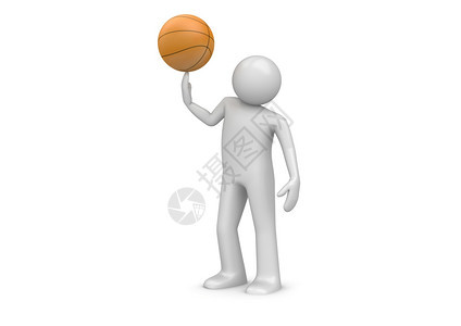 白背景体育系列的3D孤立人物在白背景体育系列中白色的运动计分背景图片