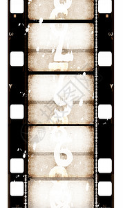 老式电影胶片的特写消极好莱坞滑动图片