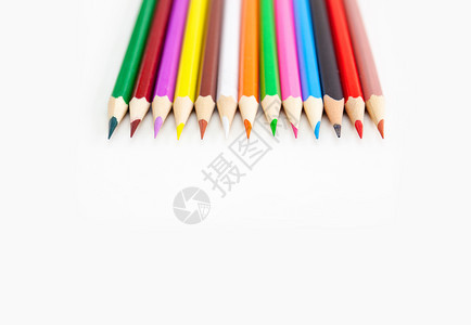彩色绘图用品铅笔图片