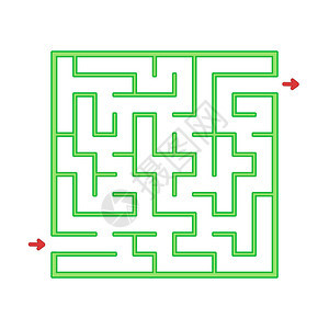 孩子们为玩的迷宫游戏MazeConundrum寻找正确的路径颜色矢量显示令人费解谜向量图片