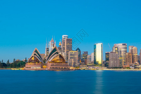 商业澳洲雪梨市下天际线屋城市的图片