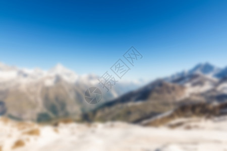 瑞士Zermatt山地景观背模糊地点瑞士Zermatt风景目的地最佳图片