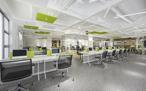 举行3次商务会议和办公大楼绿色工作室的办公用房木头建筑学笔记本电脑图片