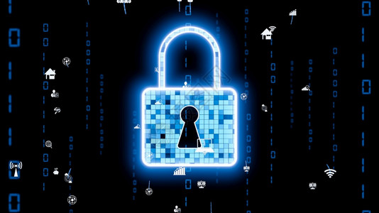 有远见的网络安全加密技术保护数据隐私3D渲染计算机图形有远见的网络安全加密技术保护数据隐私人的密码服务器图片