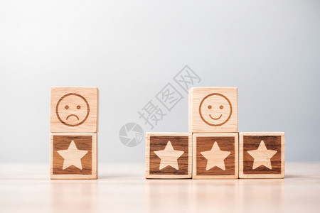 表背景上的服务评级排名客户审查满意度评价和反馈概念评分价和反馈用户民意调查回馈背景图片
