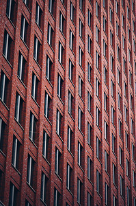 建筑学线条荷兰Brick大楼窗户级联公寓图片