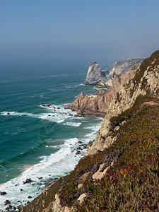 塔叉夏天CabodaRoca海岸线欧洲西点葡萄牙图片