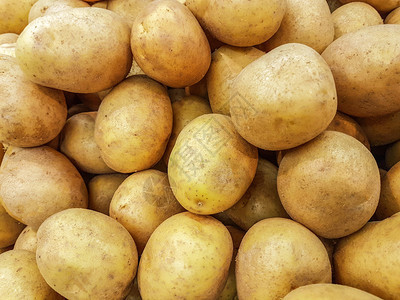 农场厨房食物关闭新鲜生土豆以作为农业背景或质地出售和图片