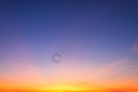 天堂日出橙色空背景纹理白云日落夏天图片