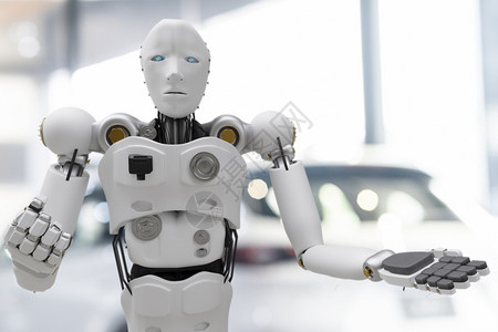 机器人网络未来具有汽车检查修业理的人类机体从而进行检查员保险养机械维修器人服务技术的维修工作例如使固定机械师工业的图片