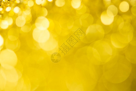 黄金天或夏圣诞闪烁背景花月的抽象纹理黄色艺术雪图片