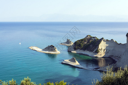 希腊科孚岛德拉斯蒂角是希腊科孚岛最北端的德拉斯蒂角如画天堂岬图片