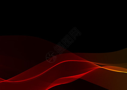 电脑艺术红颜色的抽象波或烟雾背景插图装饰图片