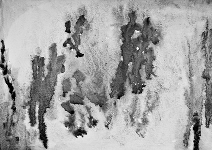 纸质纹理上的抽象水颜色可作为背景材料使用黑白灰色混乱能够简单图片