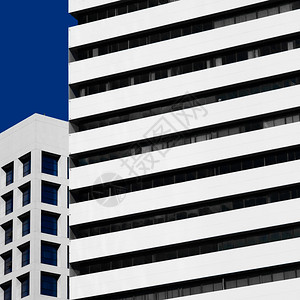 风格办公室城市景观超过蓝色天空上现代建筑外观的精细简微风格架构背景表情极简主义者背景