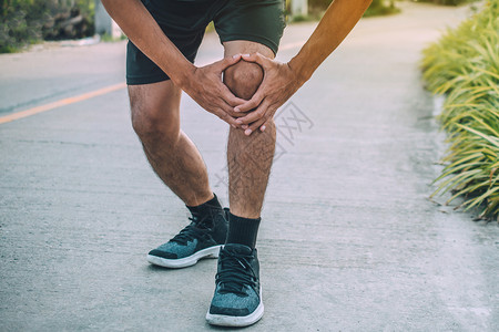 竞技疼痛跑腿人运动健康跑步图片