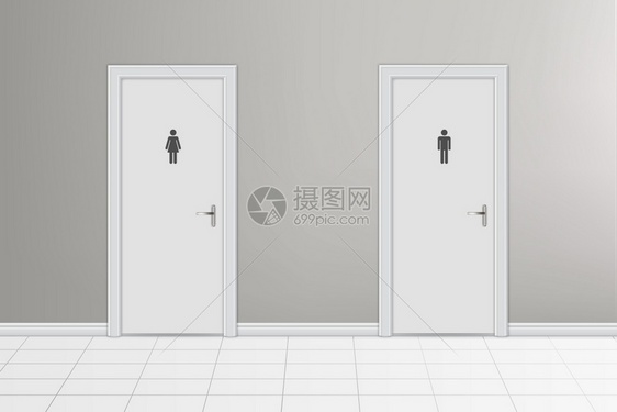 墙股票男女公共厕所入口现实型厕所代建筑内置休息室插口说明用具的存货洗澡图片