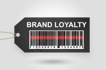 商业的洞察力顾客带有条码和灰度梯背景的品牌忠诚价格标签图片