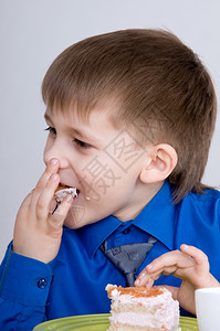 曲奇饼小吃一种儿童蛋糕的肖像图片