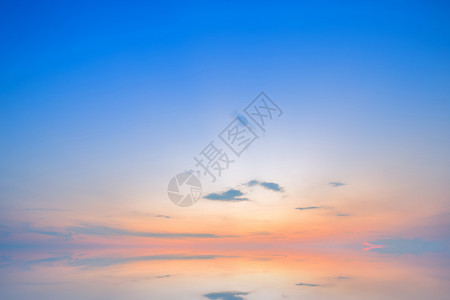 天际线暮景观蓝色的日落戏剧天空纹理背景图片