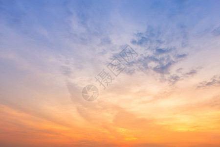 蓝色的日落戏剧天空纹理背景墙纸质地平线图片