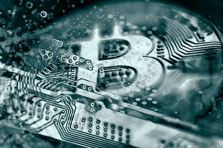 技术经济趋势虚拟数字货币与金融投资贸易概念比特币加密货抽象金融背景经济趋势虚拟数字货币抽象背景网络数字的图片