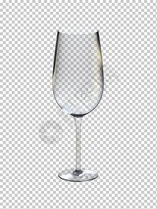 用于葡萄酒白兰地或香槟的透明玻璃杯派对酒红色清除图片