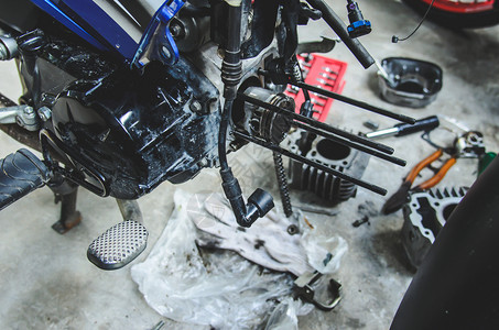 管子技术机械的修理摩托车图片
