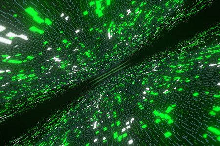 矩阵绿色未来潮流数据通信飞入字技术3D级转换系统三溪流软件图片