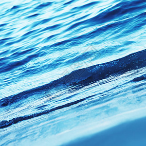蓝色海面有小波背景颜色水自然图片