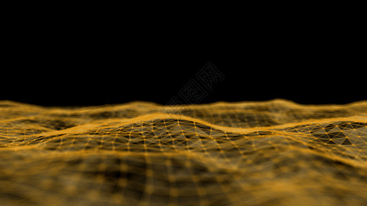 艺术声音的黑暗底背景计算机图形网络连接虚拟现实和增强3D运动元素数字技术和革新概念上的闪光波粒子摘要技术三维运动元素数字技术和创图片